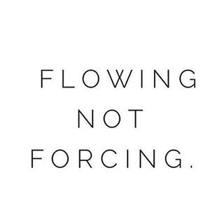 If you go with the flow, you'll never feel forced to do anything you don't want to do. ⁠
⁠
Our bodies tell us more than the mind. We have the power to control our mind and force ourselves to do anything, even if we don't want to. Your body is lucky e