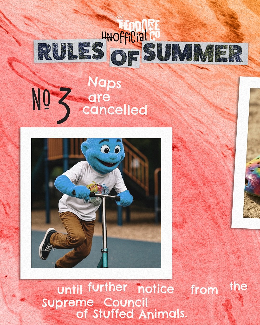 Rules shmules amirite?! But hey I think we&rsquo;re onto something with these babies. Let me know if you have any of your own to add! ☀️😎🐻
