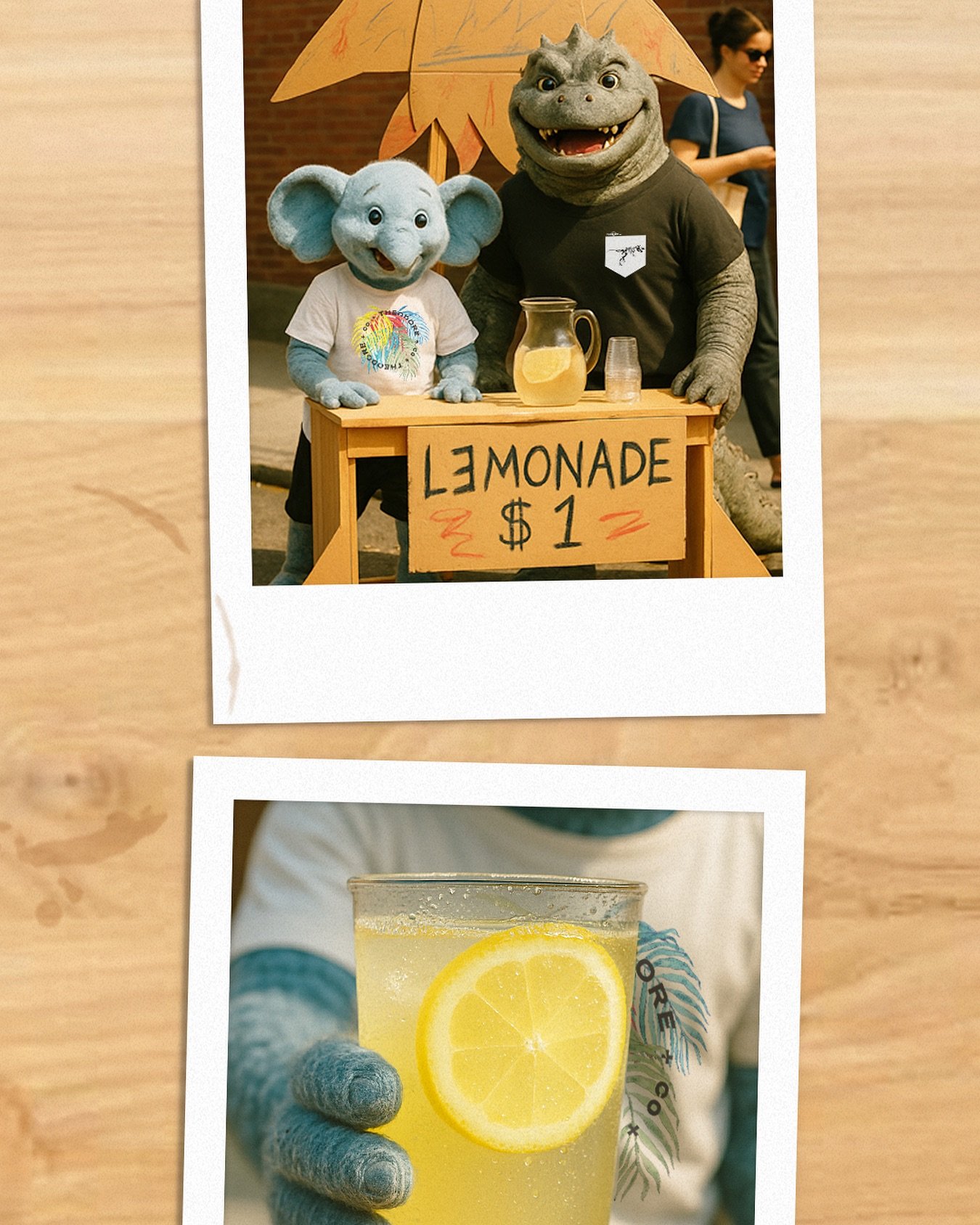 We made a store and it sells shirts and lemonade. And it&rsquo;s also a rocket ship. But mostly a store 🍋 🚀 🐻