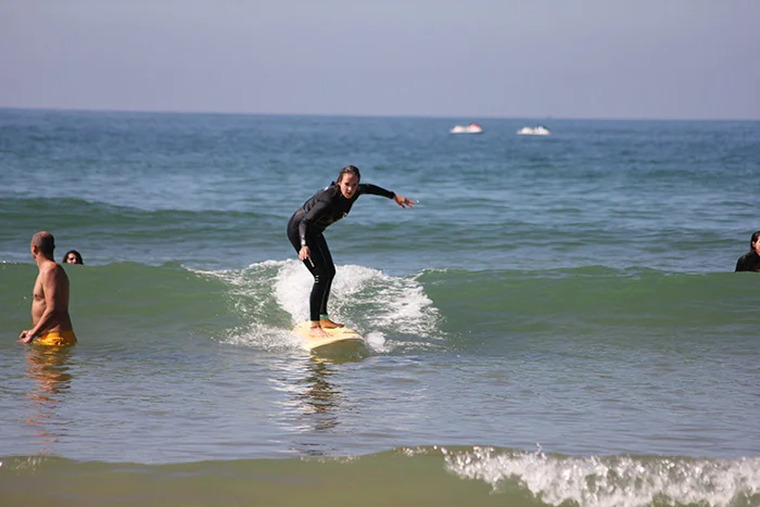 Surfing in Moroccan Winter