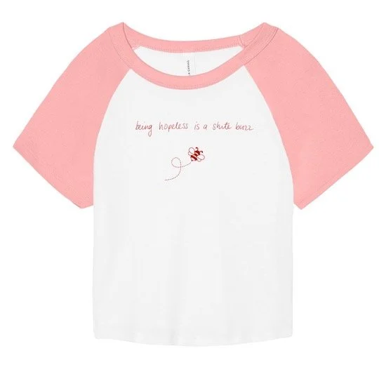 Hopeless Baby Tee Pink