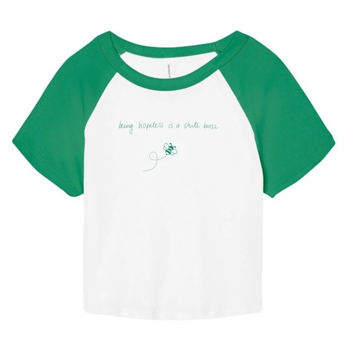 Hopeless Baby Tee Green