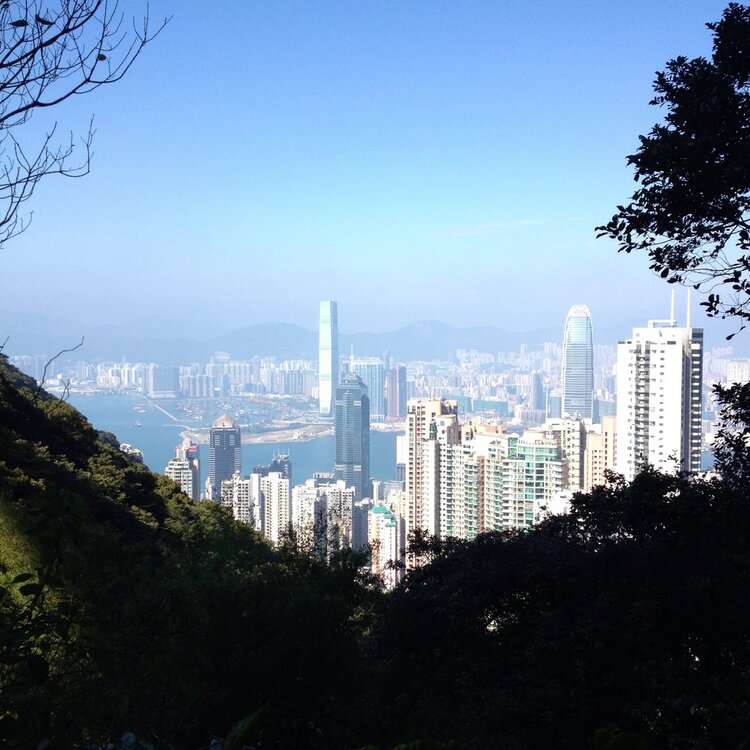 Nothing like a Fin'Tonic after a walk up the Hong Kong peak!