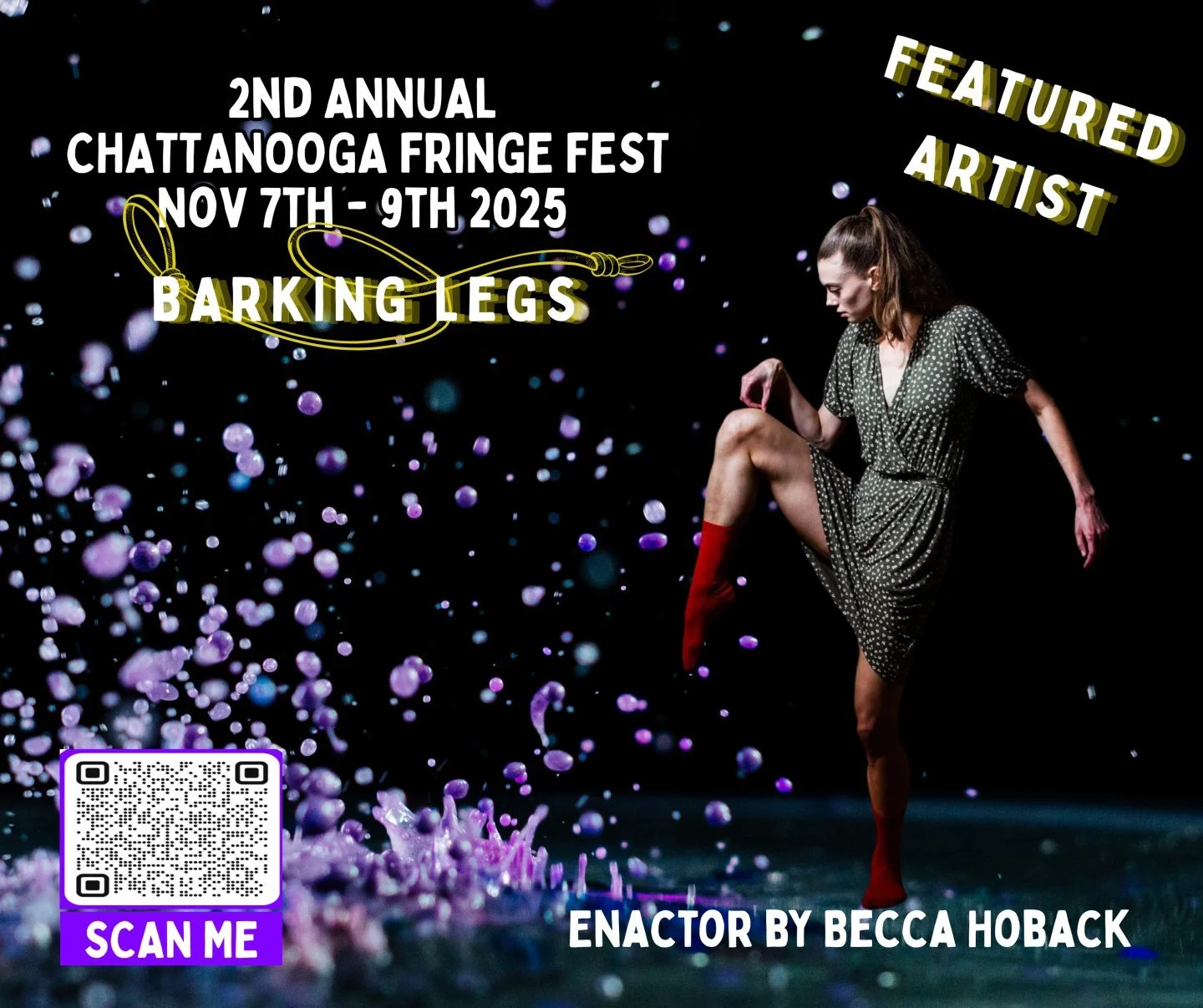 I'm thrilled to be revisiting &quot;Enactor&quot; for Chattanooga Fringe Festival! This double-bill stirs up a lot of personal reflection for me. Since these solos were created at the very beginning of my solo journey, I've gained new perspective on 