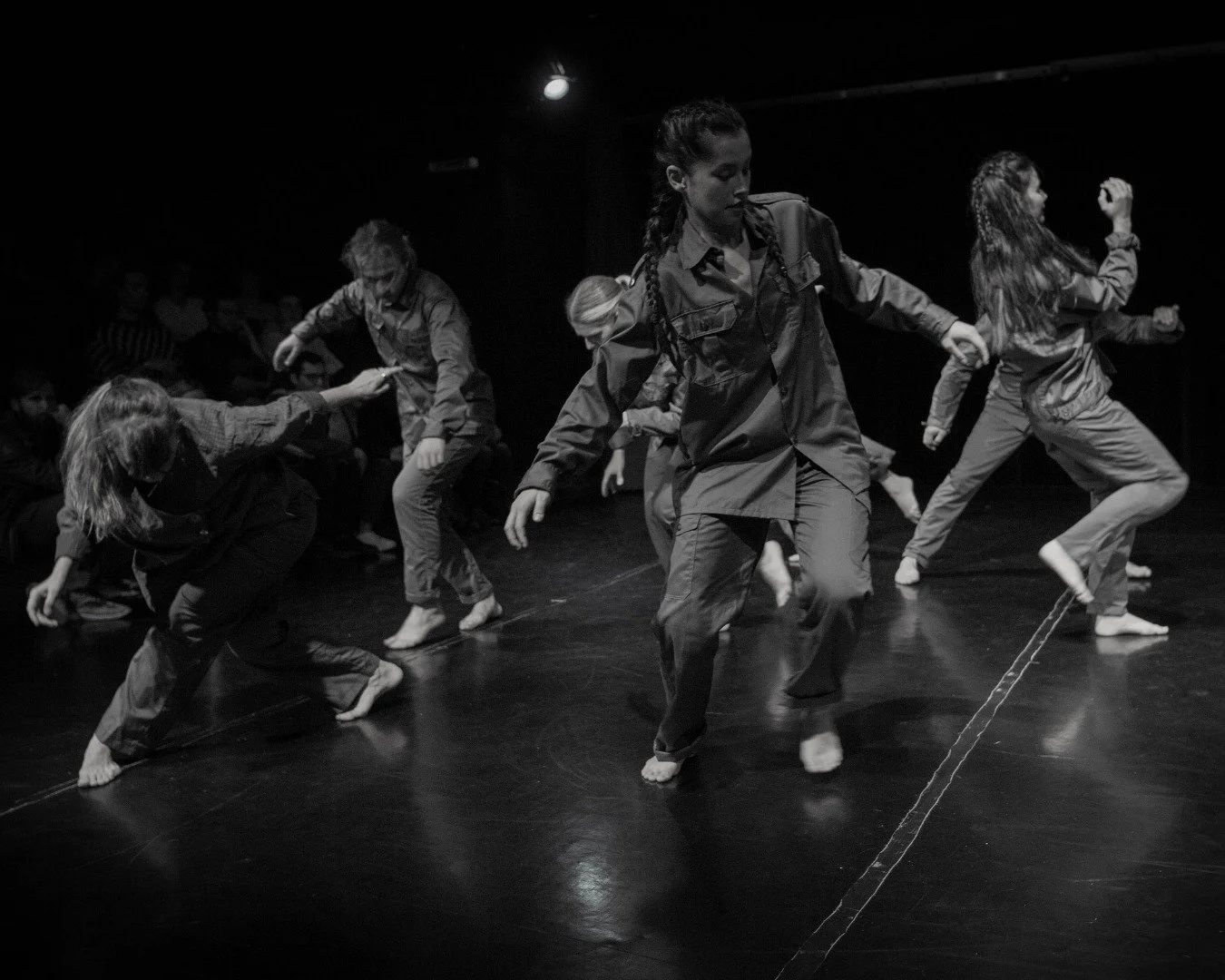 In this month's &quot;Creative Process,&quot; learn a section from Apparatus that recurs throughout the performance. In the beginning, this choreography is rigid and harsh, but later on it takes on a soft, contemplative, and curious tone. Let's tap i