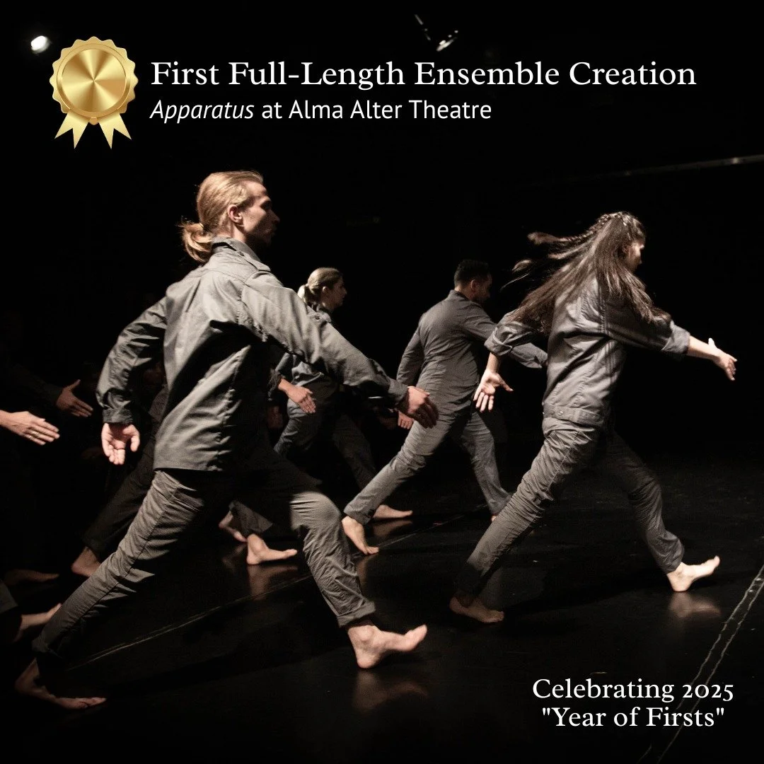 🏆 First Full-Length Ensemble Creation
Celebrating 2025 as a "Year of Firsts" 🥳
"Apparatus" at Alma Alter Theatre @alma_alter_theatre
.
If this year&rsquo;s momentum resonated with you, I invite you to make a tax-deductible contr