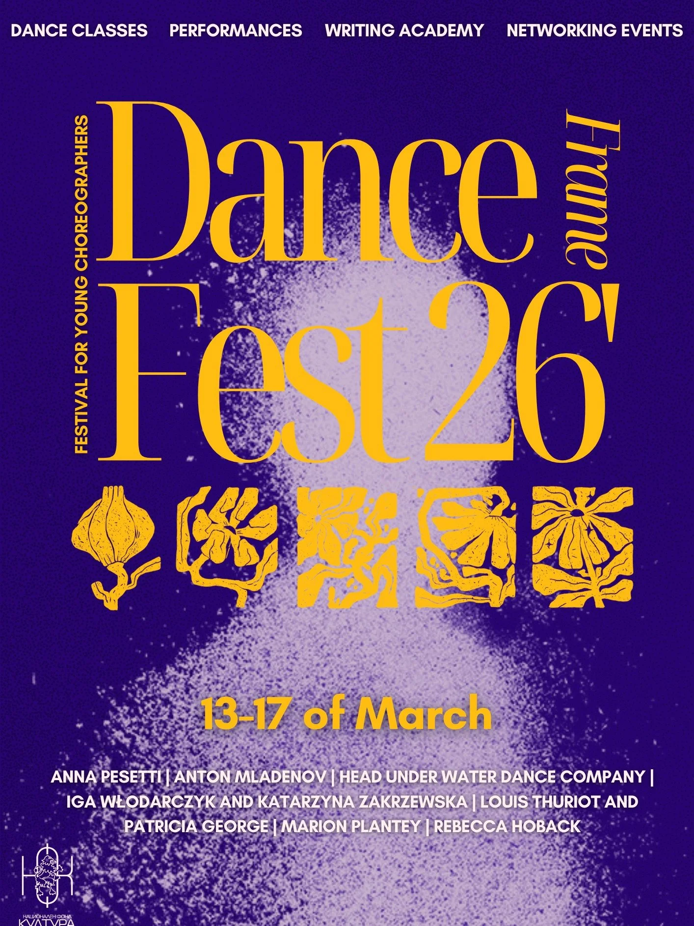 Opening today!! So grateful to be a part of the Dance Frame Fest! @danceframecollective
.
FORMS + FLOWS &amp; SOLUS REPERTORY WORKSHOP
March 14, 11:00-13:00 at Studio Dance Zone
.
SOLUS ABRIDGED + HUNT OF WOLVES
March 16, 19:30 at Derida Stage @derid
