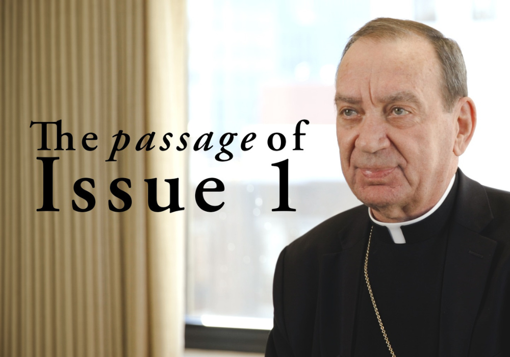 Letter to the Faithful Regarding Passing of Issue 1