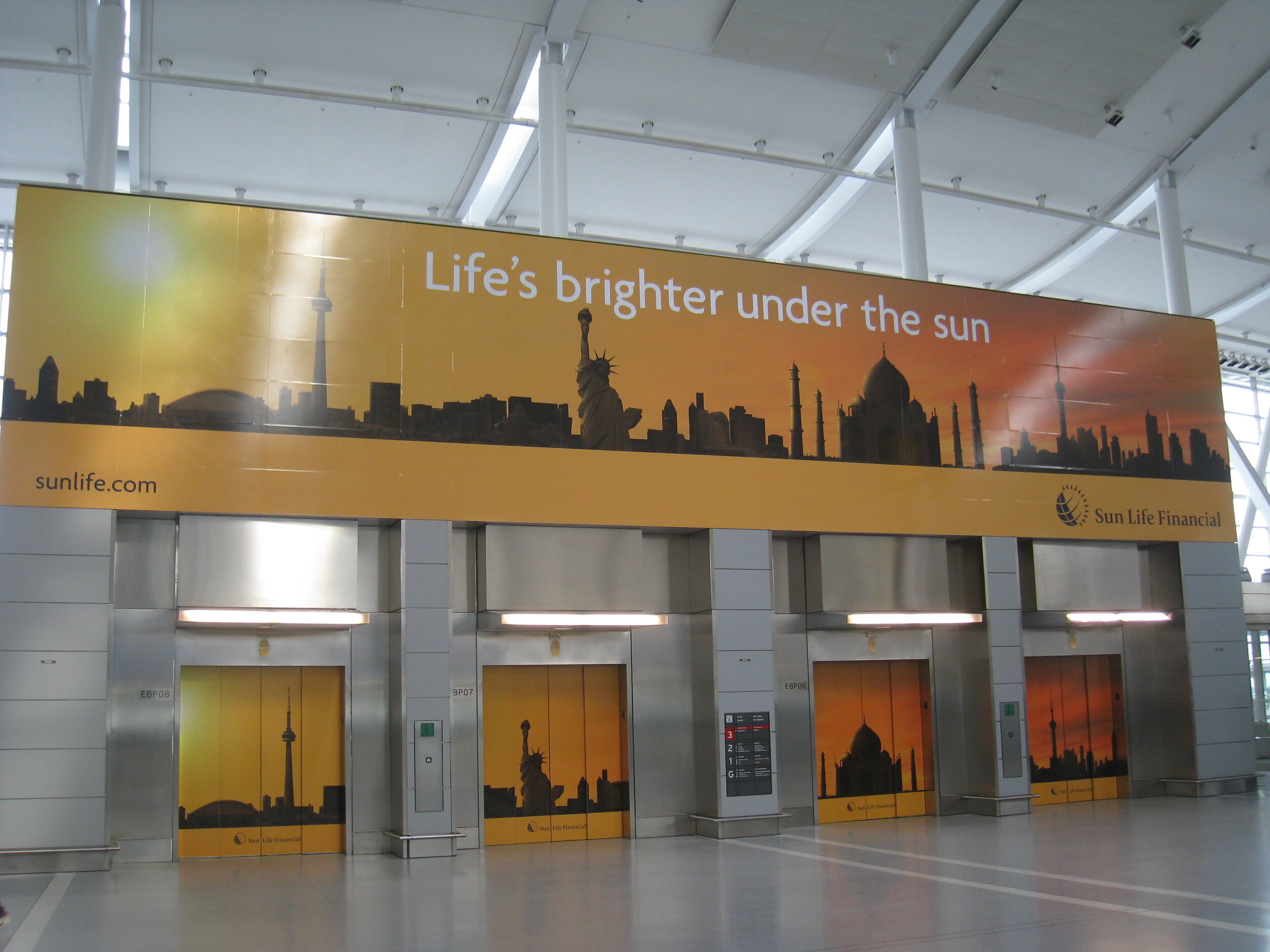 Miltown Signs full colour elevator graphics