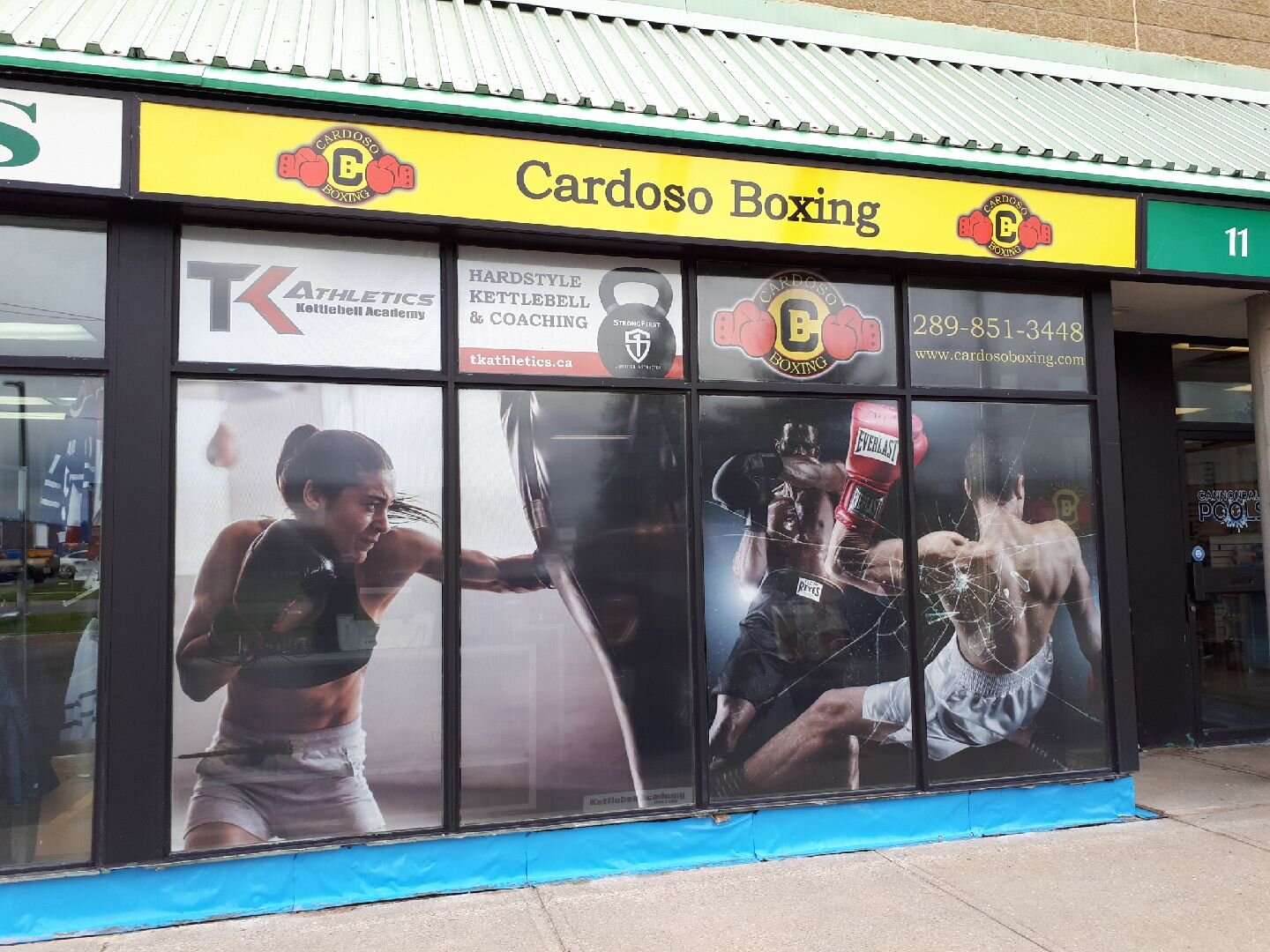 Miltown Signs full coloured perforated window graphics