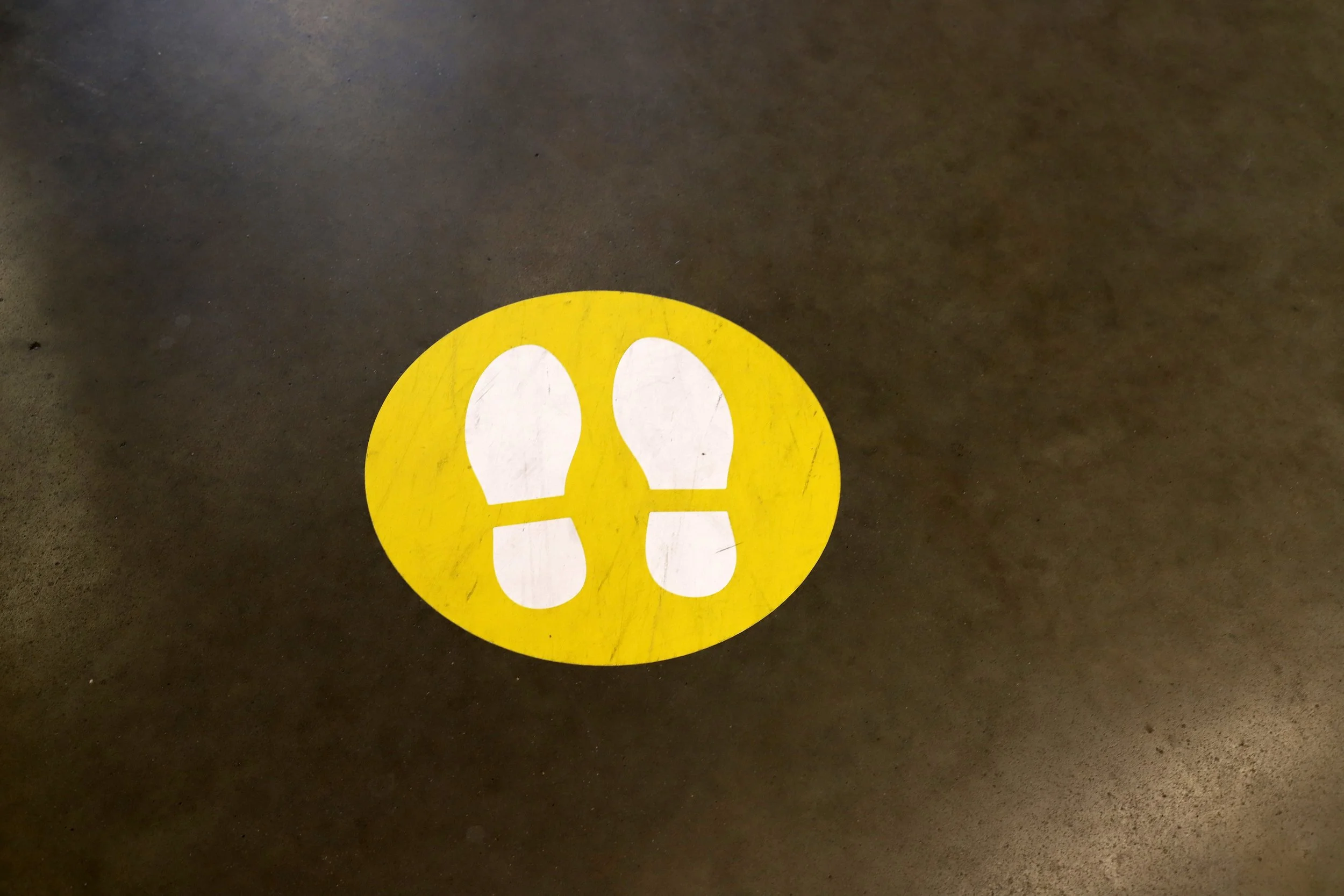 Miltown Signs and Sensory Paths Canada full colour floor decals