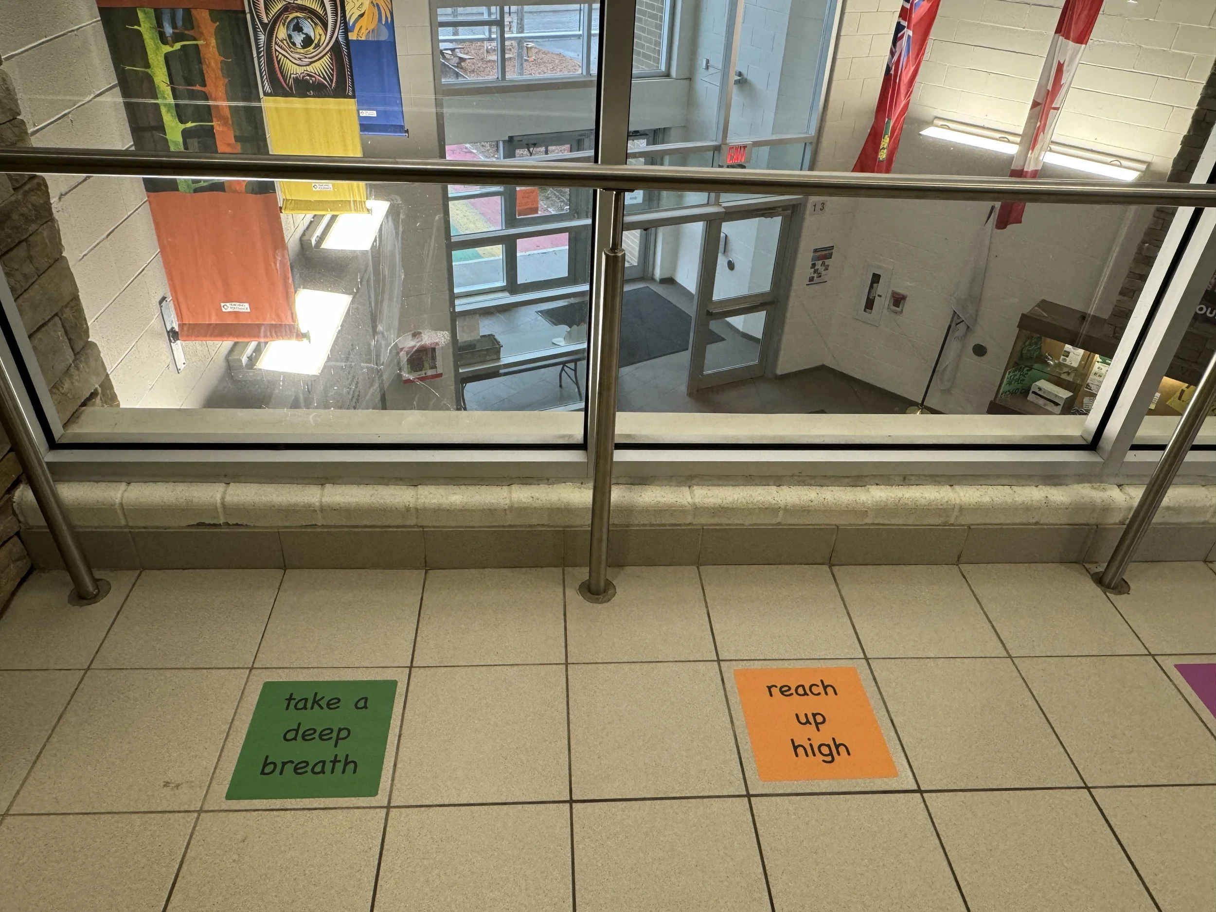 Miltown Signs and Sensory Paths Canada full colour floor decals