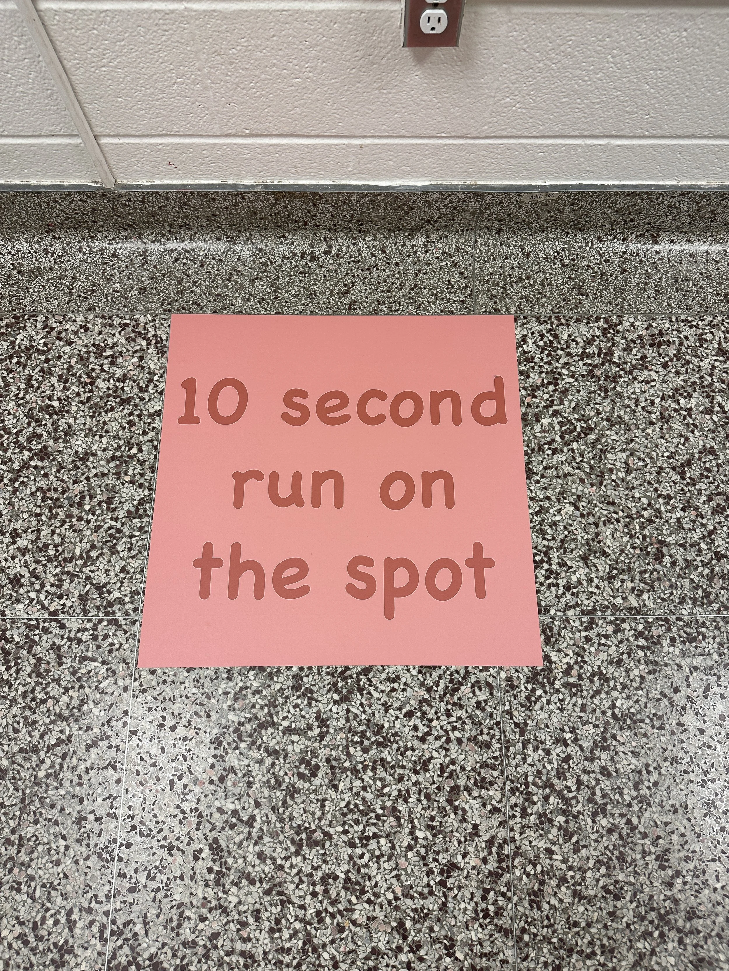 Miltown Signs and Sensory Paths Canada full colour floor decals