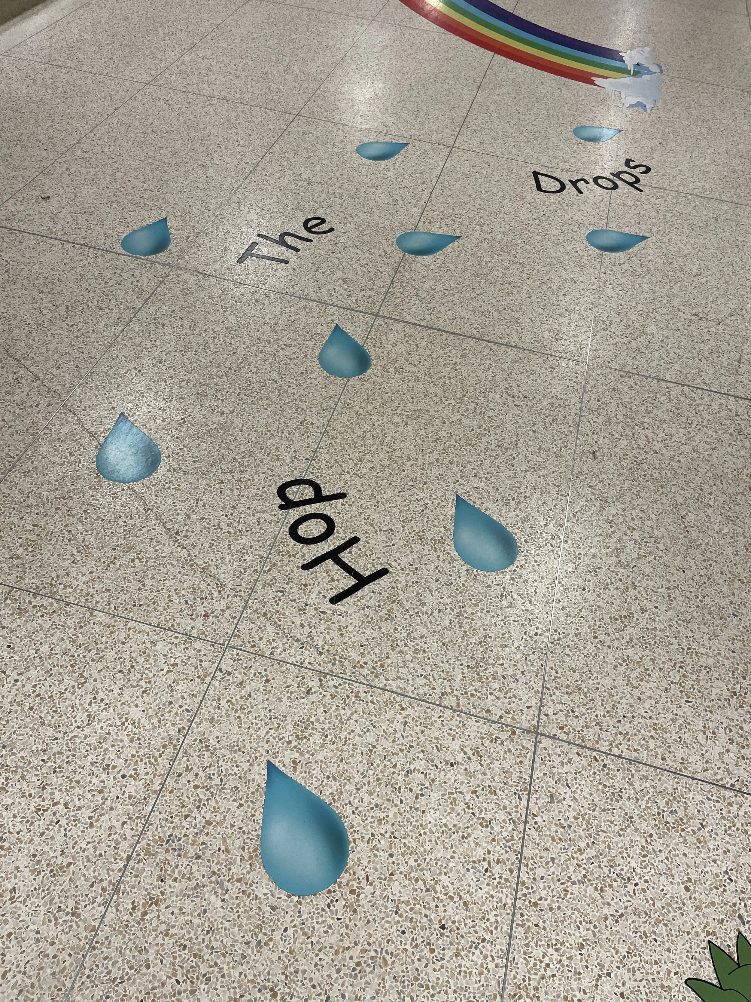 Miltown Signs and Sensory Paths Canada full colour, floor graphics for sensory path hallways