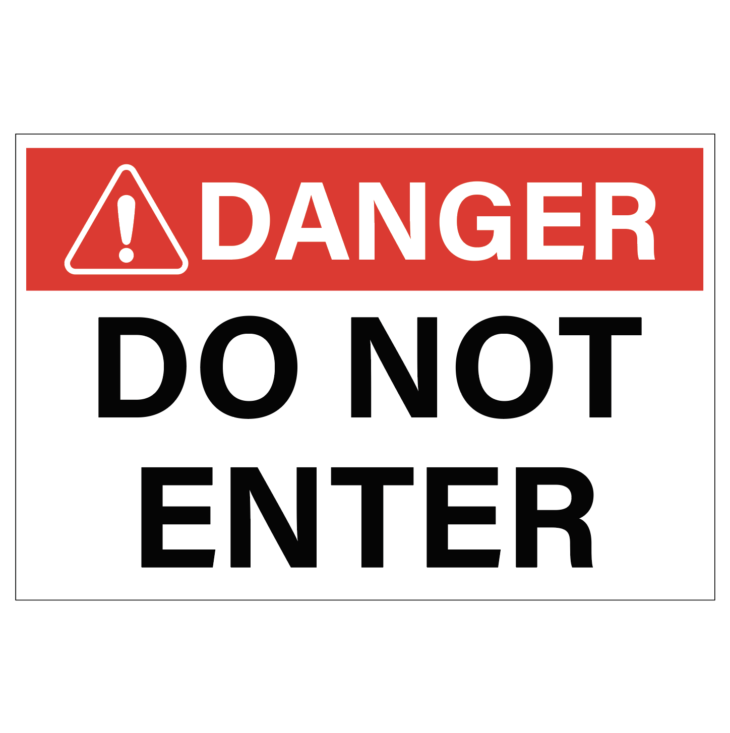 Do Not Enter