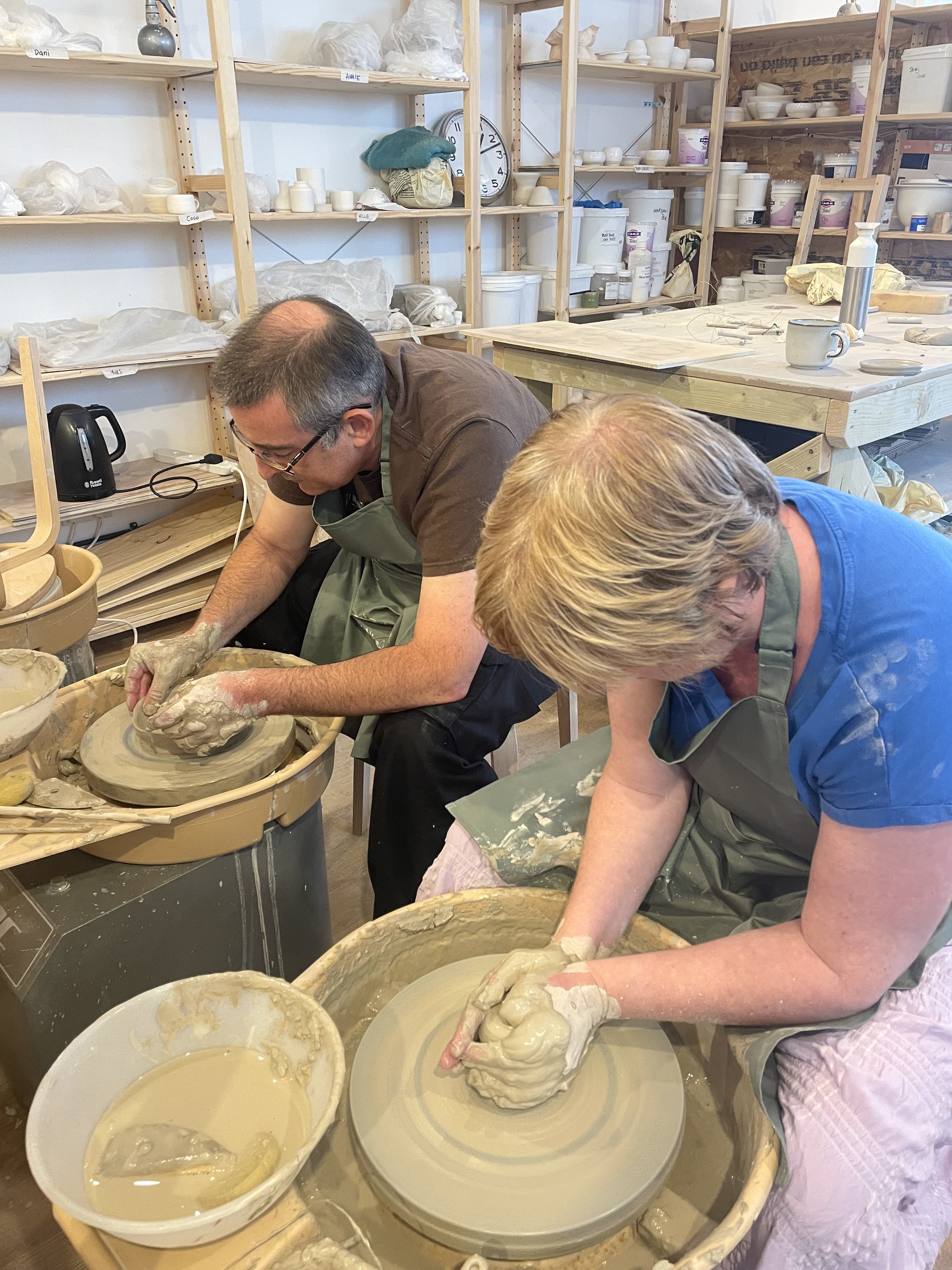 Throwing on the wheel - Evening Class starts 15 April 2026 - 4 weeks