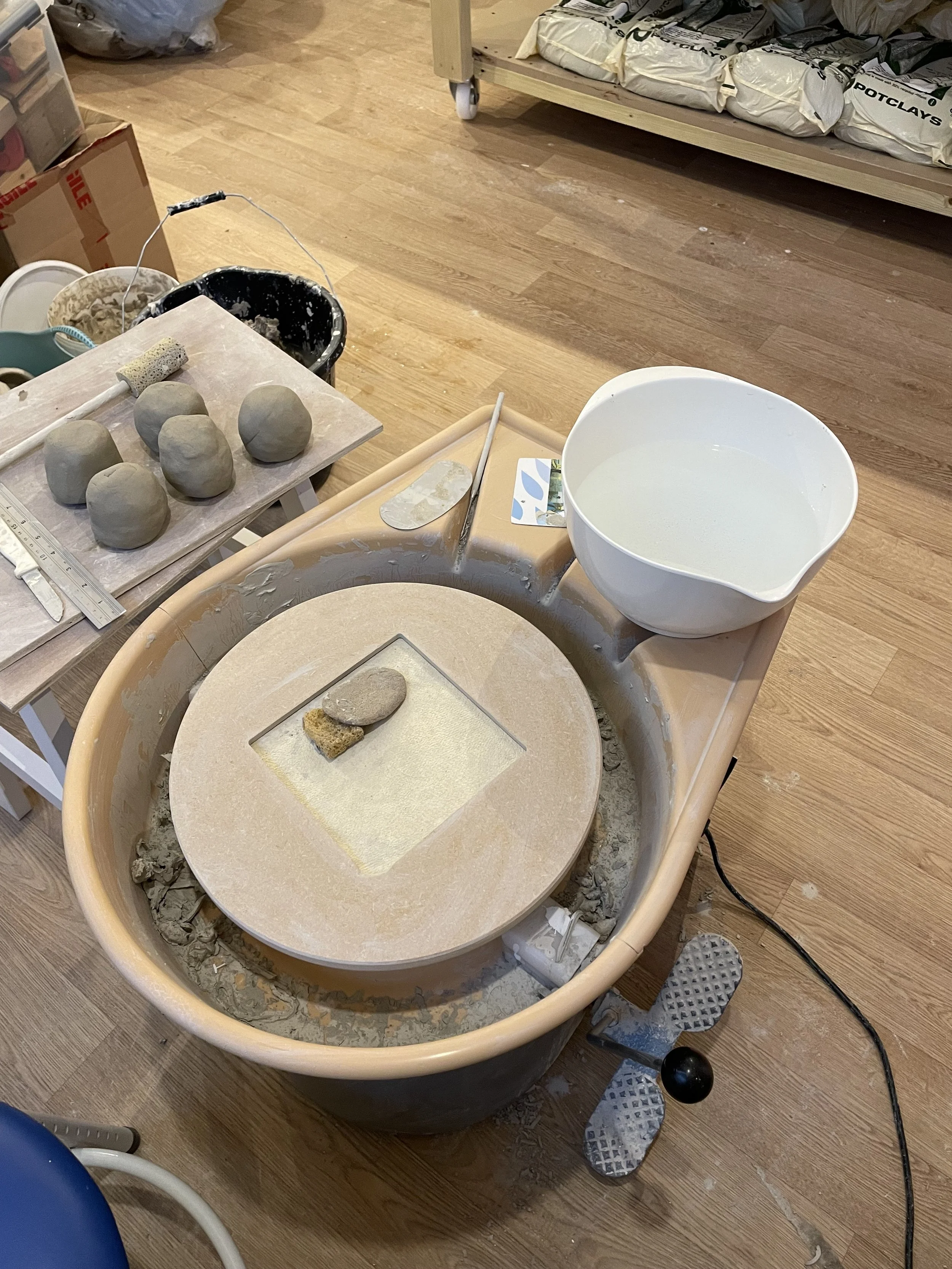 Taster Wheel Throwing Class - Saturday - 1:30pm-3:30pm - Various dates available