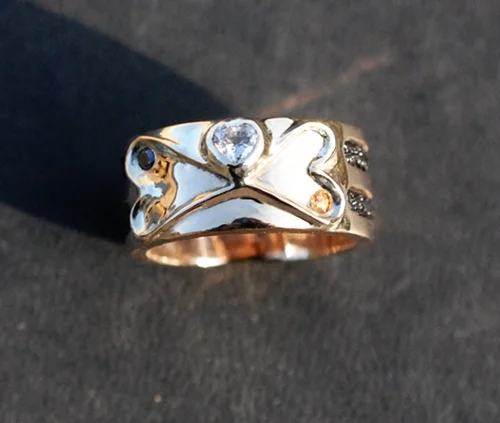 horsehair ring gold bespoke