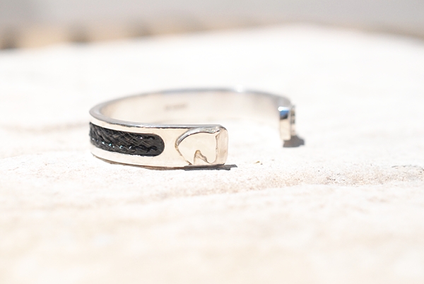 horsehair cuff bracelet custom horse