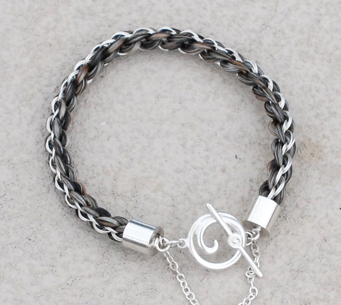 custom horsehair bracelet