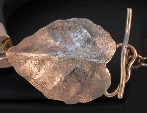 Leaf Toggle Clasp in Silver or 9ct Gold