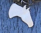 custom horse pendant