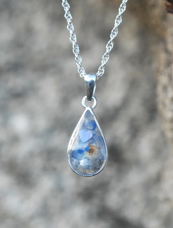 cremation ash necklace