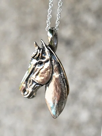 Custom Pendant with Gold Detail in Silver or 9ct Gold