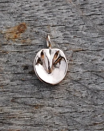 14mm Barehoof Pendant in Silver or 9ct Gold