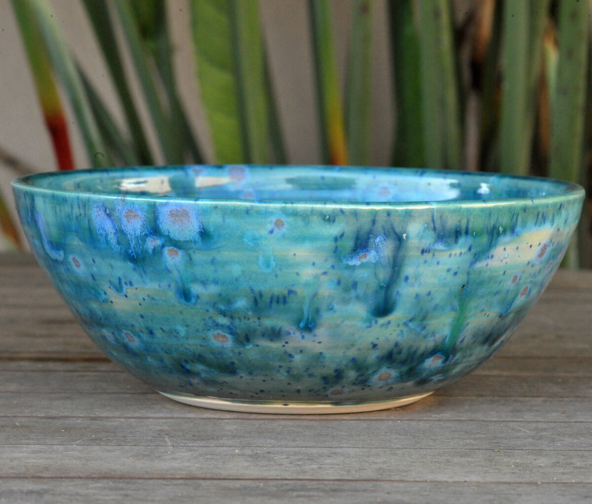 breakfast bowl teal