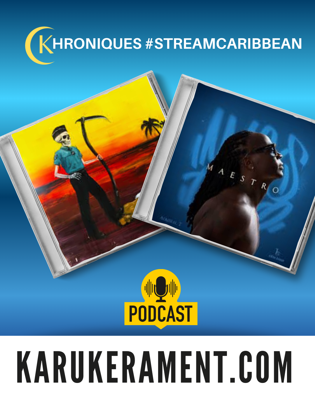 #streamcaribban - Les chroniques d'albums - Awno Josué, Admiral T episode artwork
