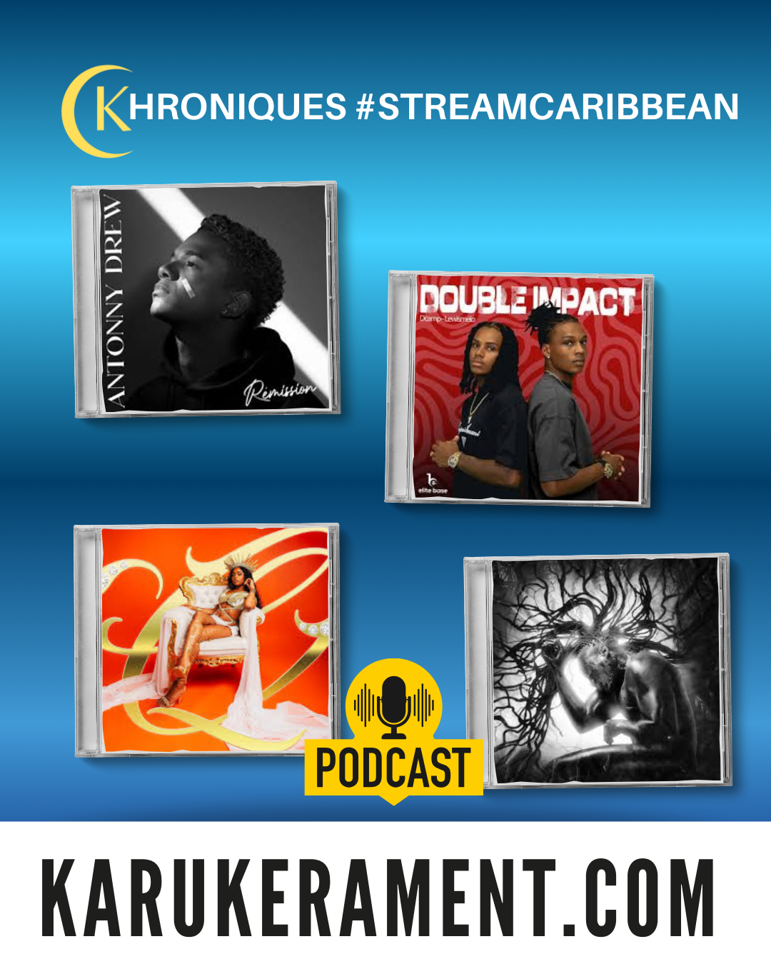 #streamcaribbean - Les chroniques d'albums - Matieu White, Meryl, Young Chang MC, Antonny Drew etc episode artwork