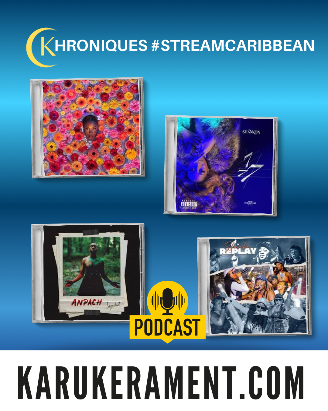 #streamcaribbean - Les chroniques d'albums - Bamby, Shannon, Shanika, Lagâchèt episode artwork