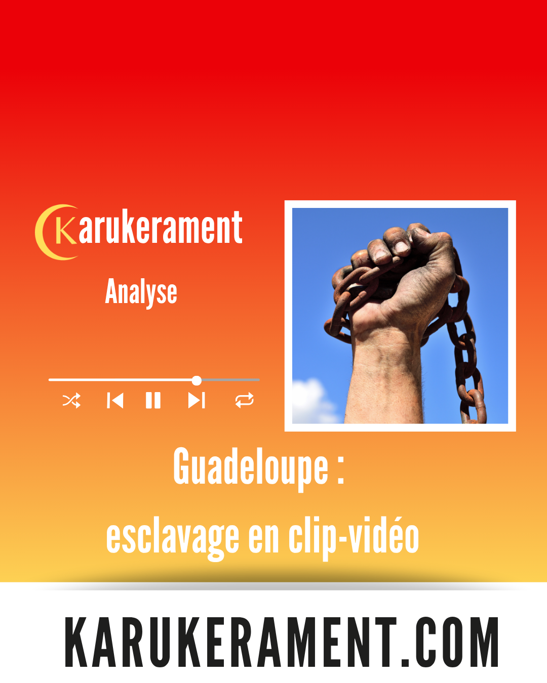 Guadeloupe : esclavage  en clip-vidéo