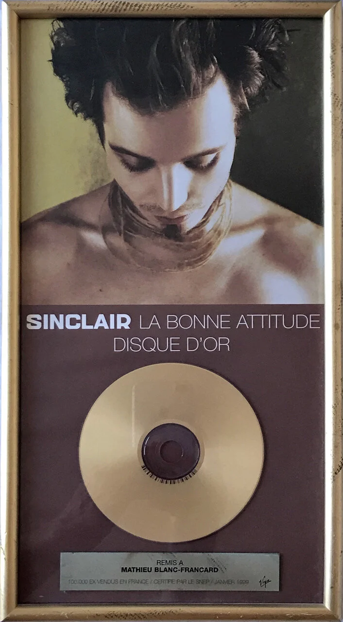 Sinclar disque d'or.JPG