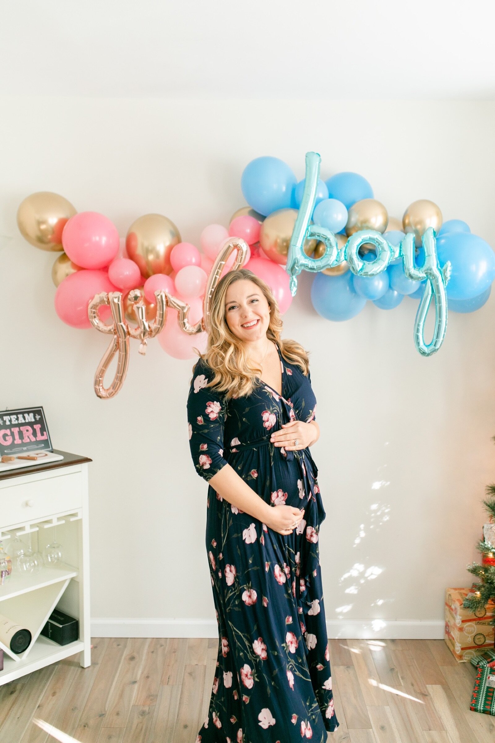 Gender Reveal Party Ideas Decor Simple DIY Smoke Bombs Gender Reveal Cake