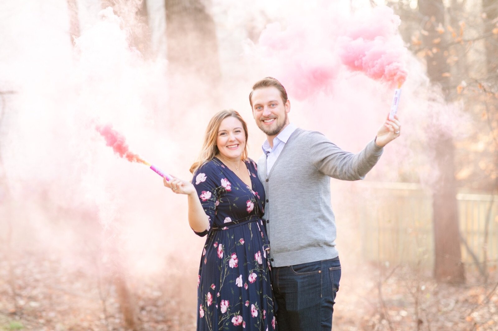 Gender Reveal Party Ideas Decor Simple DIY Smoke Bombs Gender Reveal Cake 23.jpg