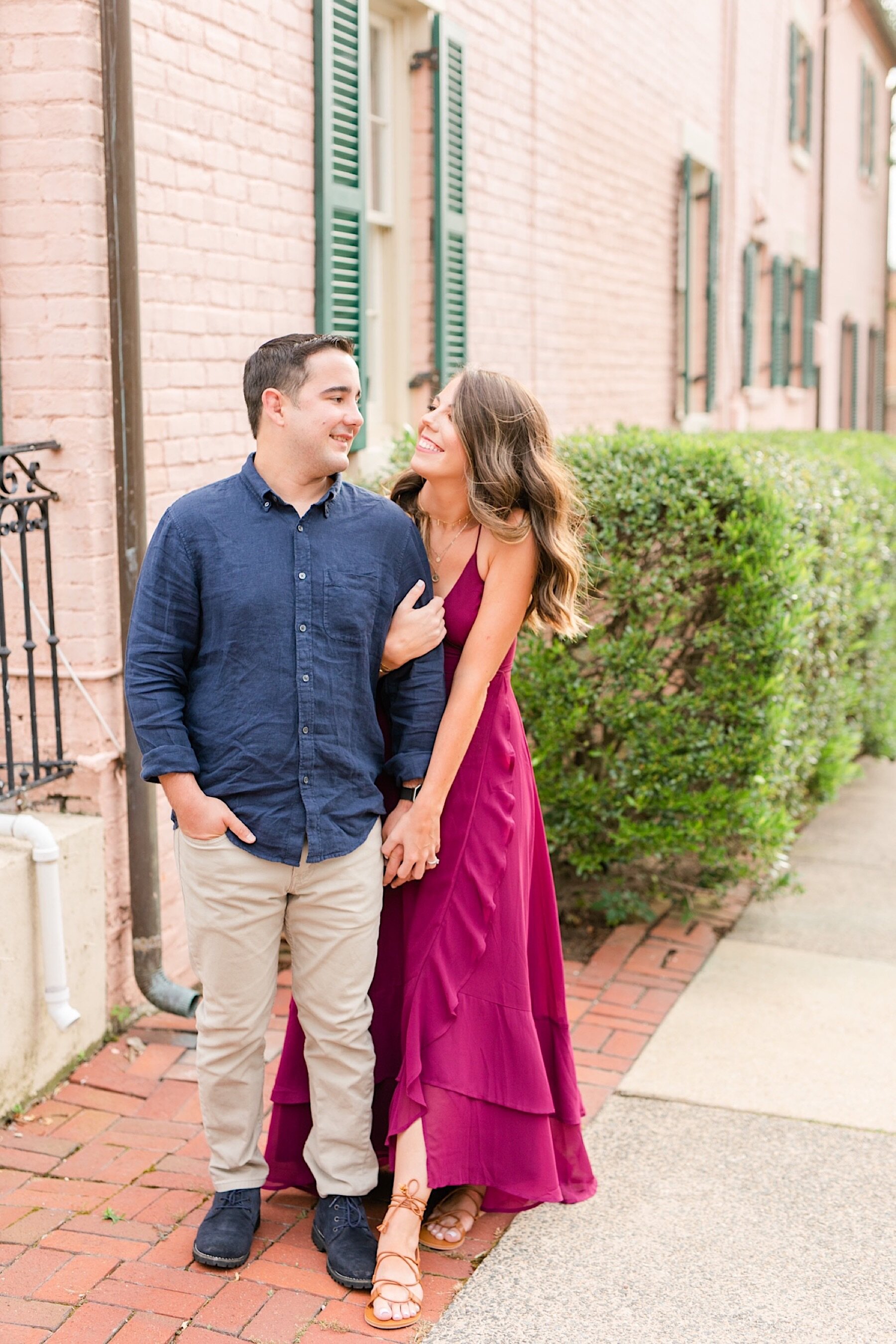 Summertime Old Town Alexandria Engagement Photos Megan Kelsey Photography Virginia Wedding Photographer-14.jpg