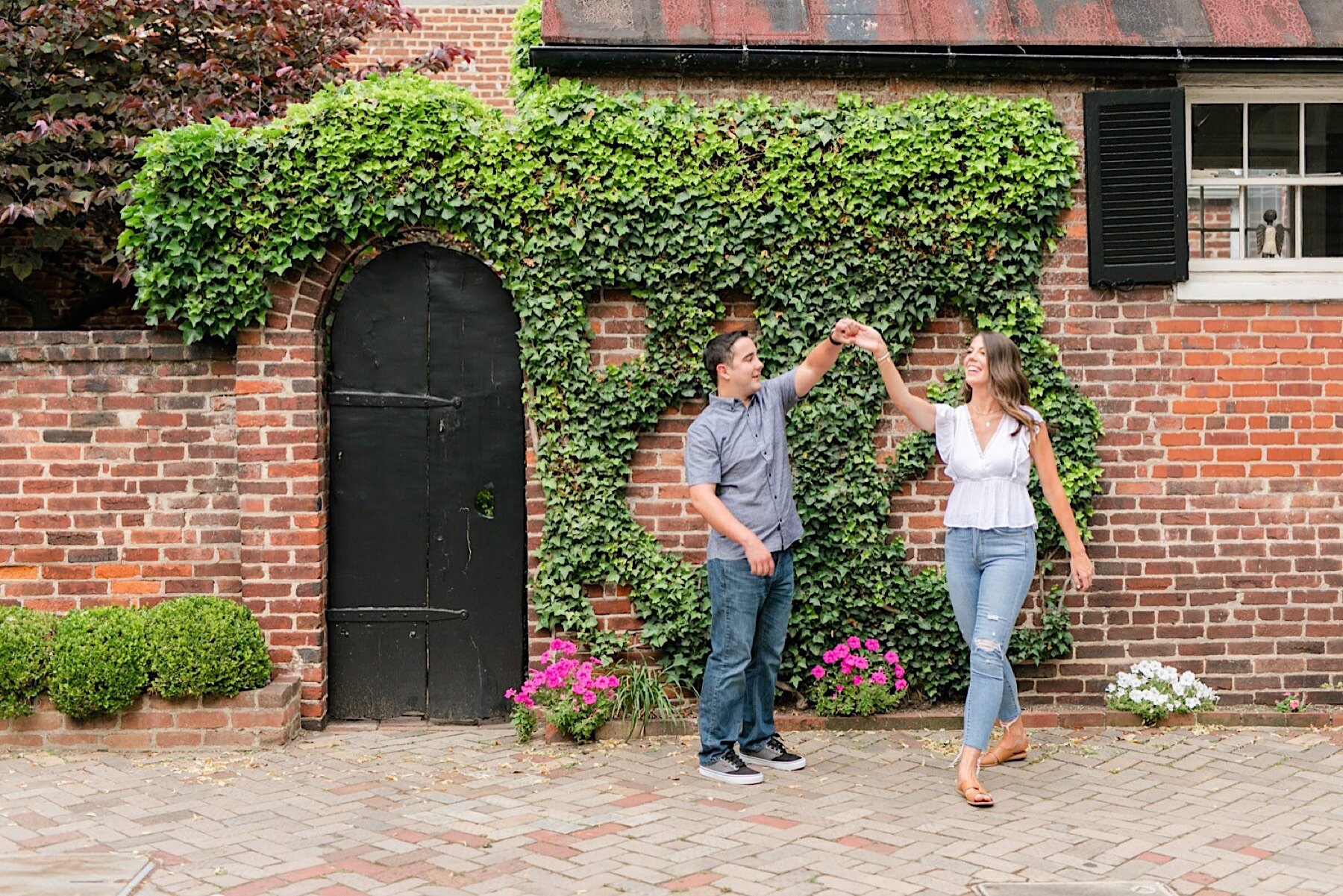 Summertime Old Town Alexandria Engagement Photos Megan Kelsey Photography Virginia Wedding Photographer-212.jpg