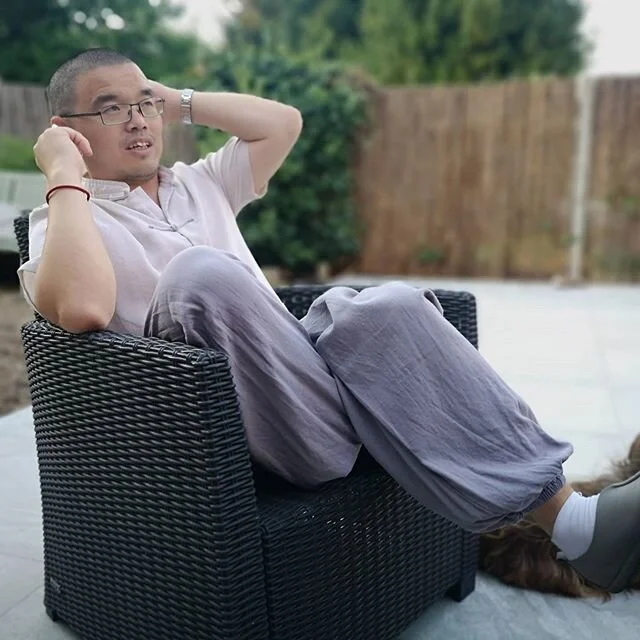 Relaxing in the garden. Can't wait till the build is finished. #relax #homesweethome #chill #