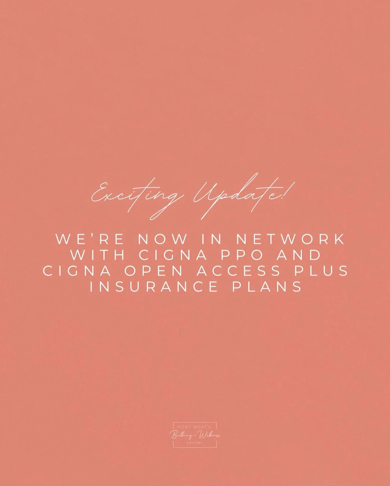 🎉 Exciting news! 🎉

We&rsquo;re now in network with Cigna PPO and Cigna Open Access Plus &mdash; for our birth center facility only. 

That means more flexibility and coverage for families choosing an out-of-hospital birth experience.

📅 Contact u