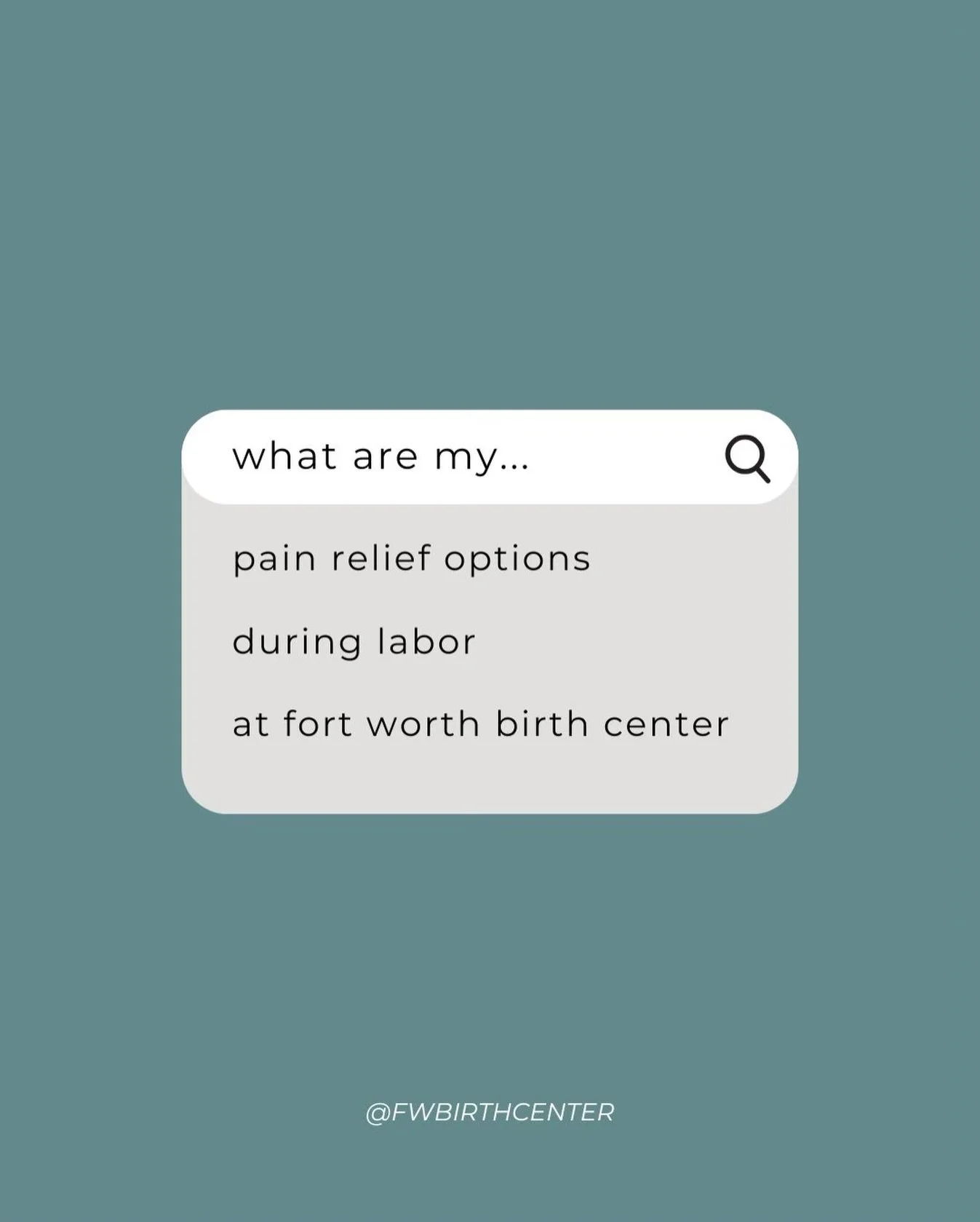 Pain relief during labor looks different for everyone 🤍

At the birth center, we offer a variety of options to support comfort, confidence, and informed choice throughout labor.

This can include:
- Movement and position changes like walking, swayin