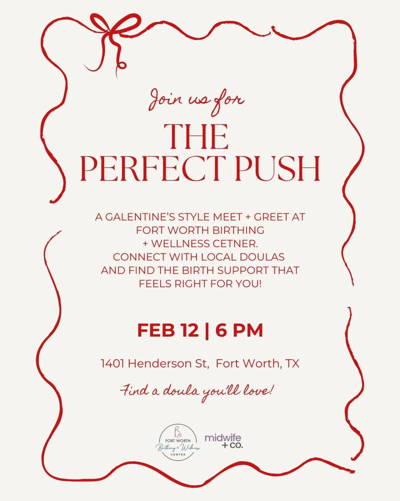 Join us for a Galentine&rsquo;s-style meet &amp; greet designed to help you connect with local doulas and find the birth support that feels right for you! 
 What to Expect:
This relaxed, social event is all about conversation, community, and building