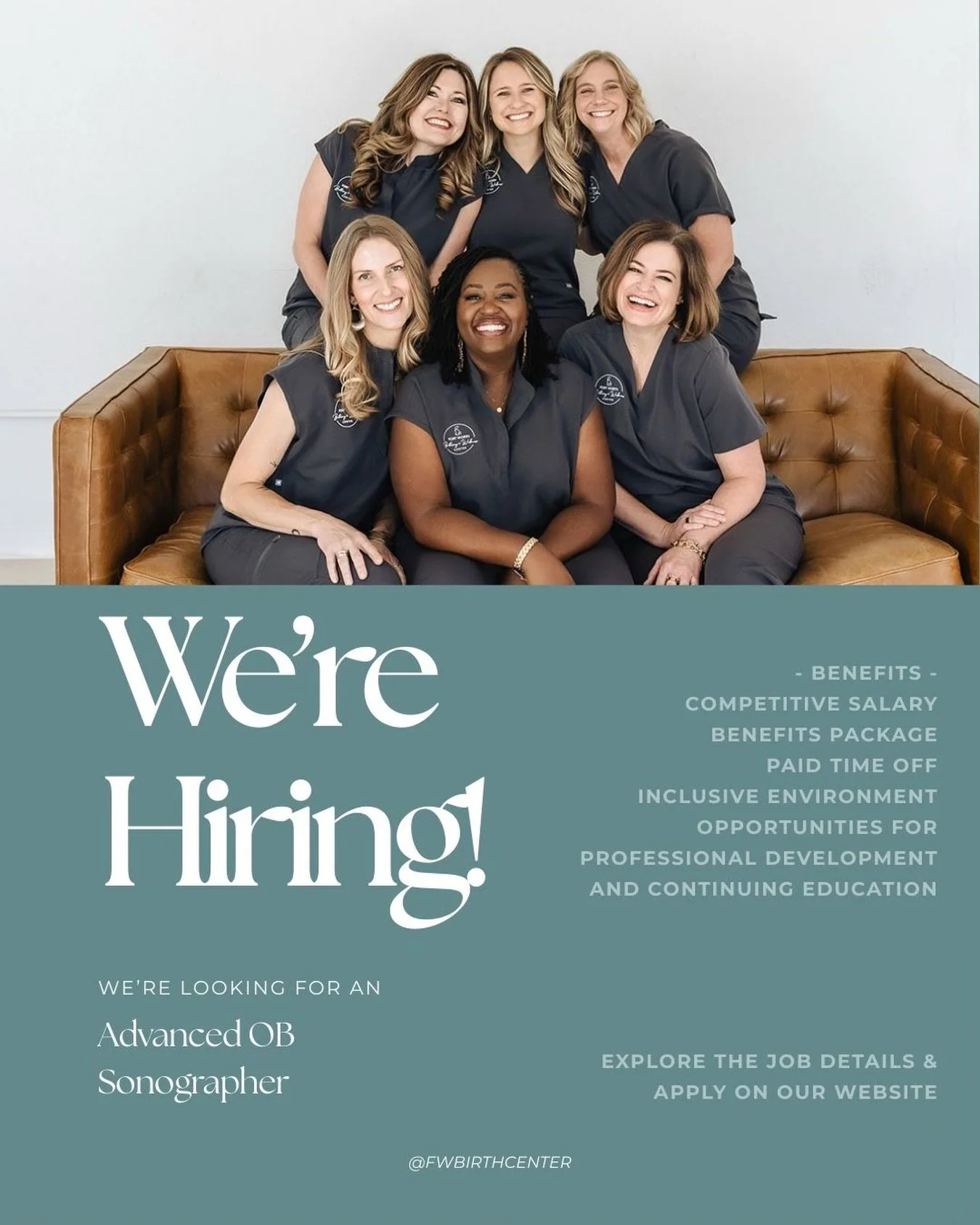 We&rsquo;re looking for an experienced OB Sonographer to join our FWBC family!

We&rsquo;re seeking someone with a strong OB skillset and keen attention to detail who values collaboration, professionalism, and creating a supportive experience for eve