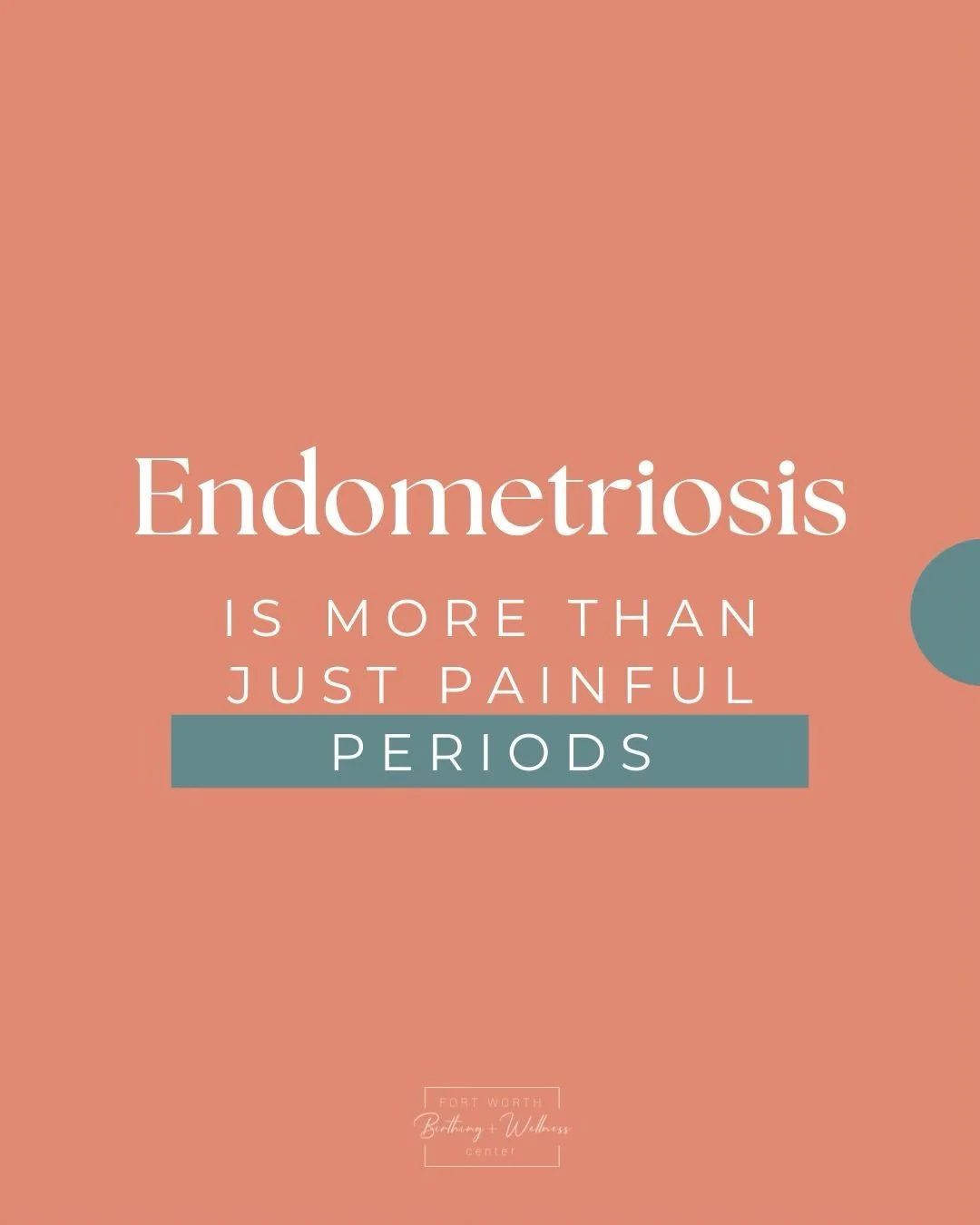 March is Endometriosis Awareness Month &mdash; a time to bring attention to a condition that affects so many girls and women, yet is often misunderstood. 🤍

Painful periods that interfere with daily life are not something you should have to simply &