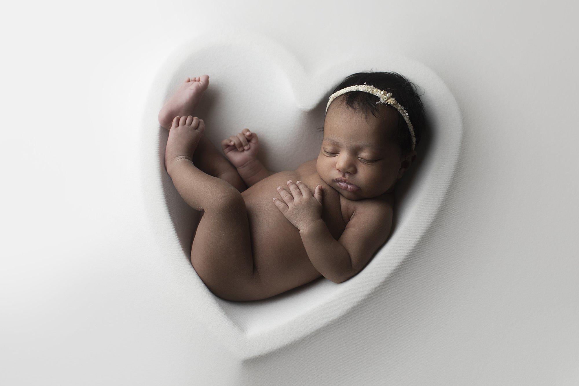 newborn in heart 