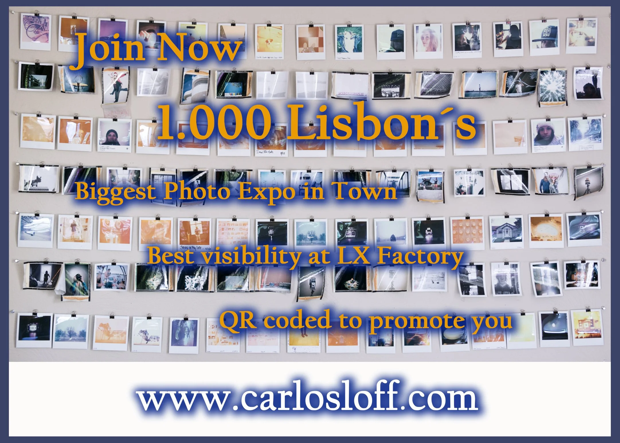 Expõe-te na - 1.000 Lisbon´s - Maior expo, melhor spot, com promoção dos Autores