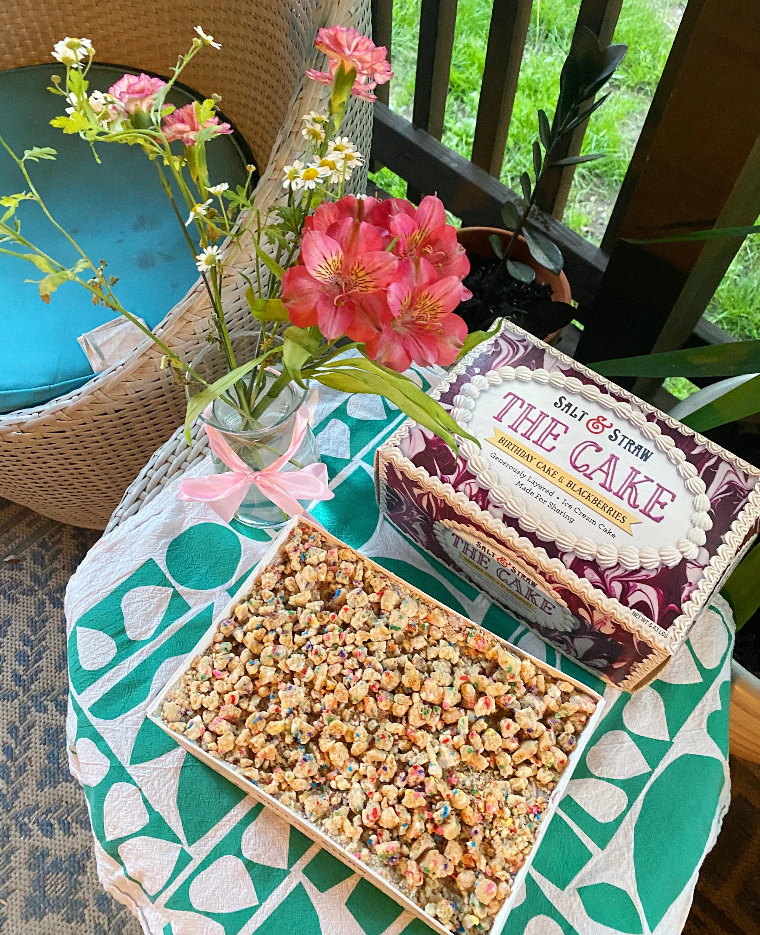 Salt and Straw Birthday Cake!