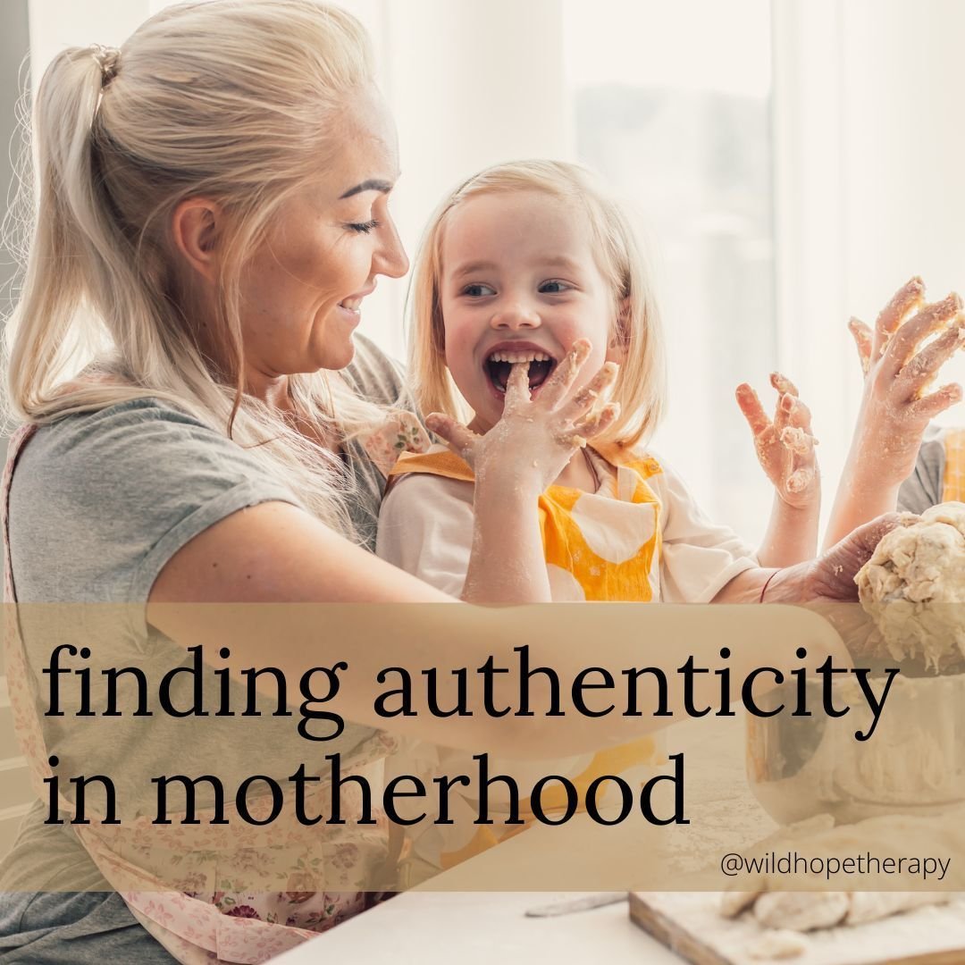 Finding your authentic self in motherhood is a challenge we speak with clients about frequently. Throughout our social landscape endless opportunities for opinions, comparison and unsolicited advice exist. Navigating this onslaught of information mak