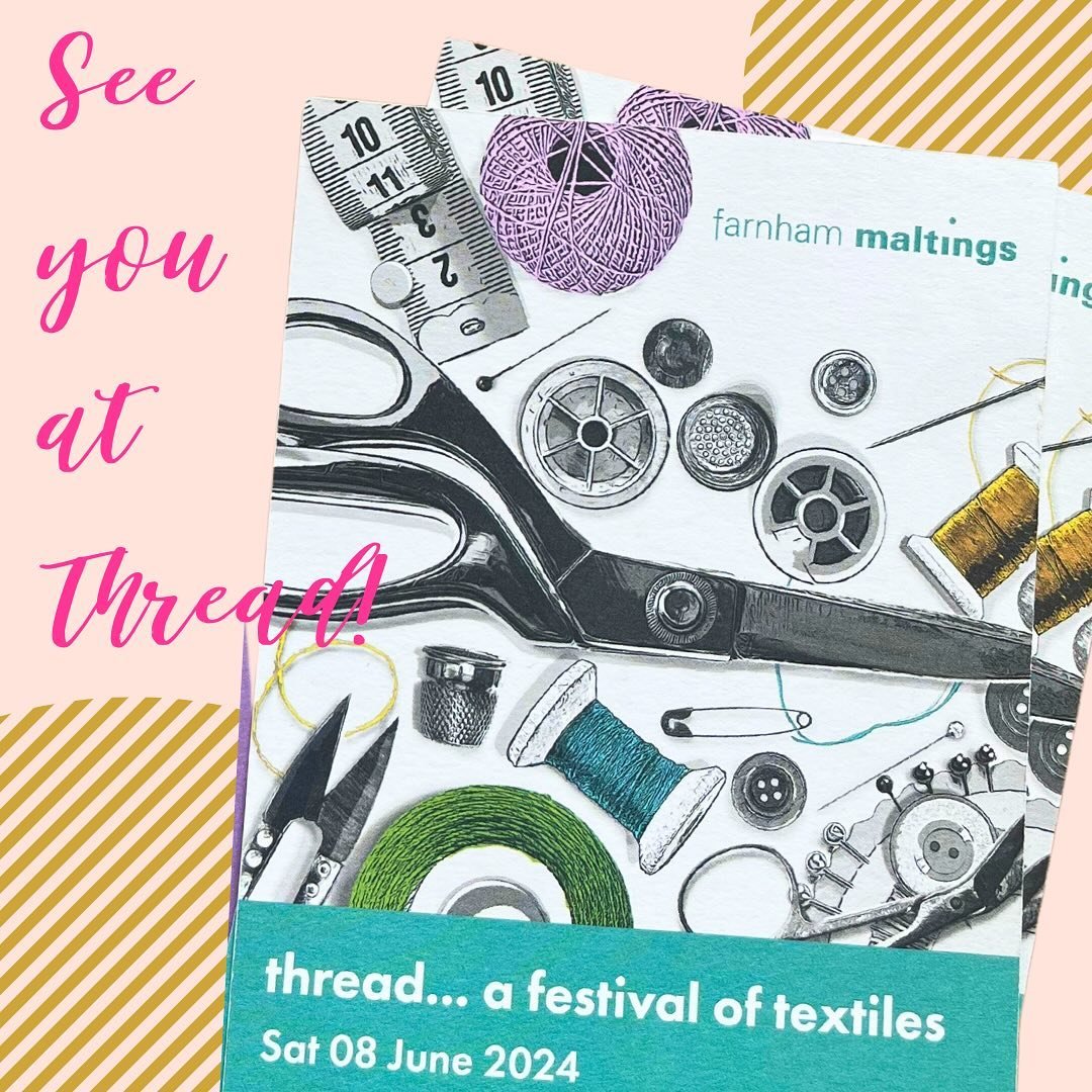 🚨Big announcement here at pps hq! I&rsquo;ve signed myself up for a stand at Thread, the festival of textiles! My first sewing and crafts focused fair and I can not wait! 

If you haven&rsquo;t heard of it yet, it&rsquo;s a gorgeously curated fair f